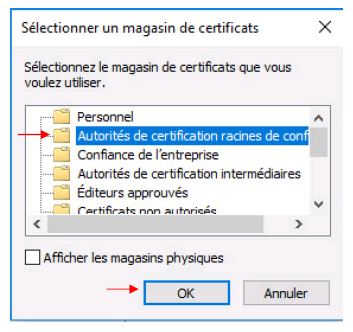 Magasin de certificat