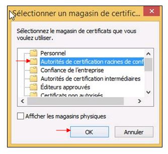 Magasin de certificat